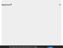 Tablet Screenshot of packthis.ch